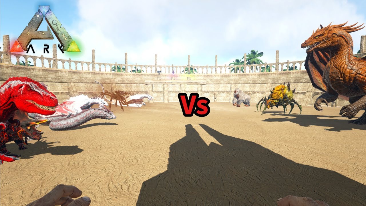 ALPHA DINOS  Vs ARK BOSSES ARK SURVIVAL EVOLVED #arksurvivalevolved #ark