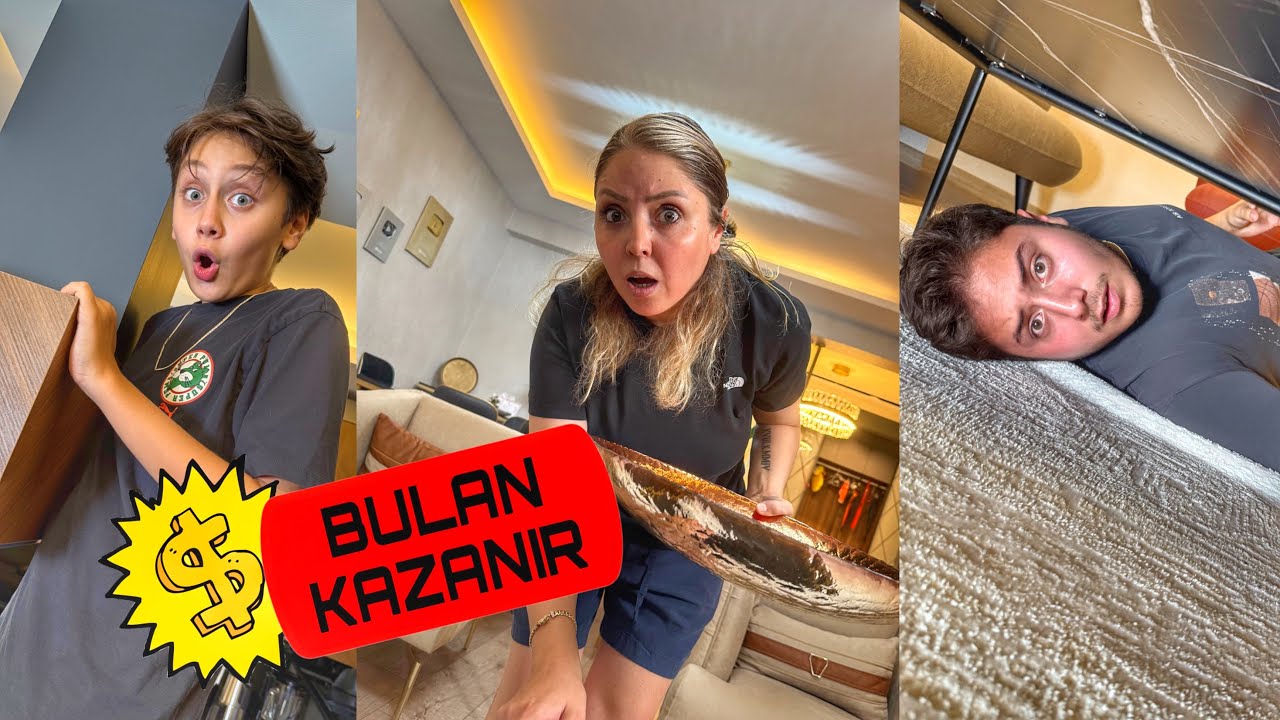 EVİN İÇİNDE PARAYI İLK BULAN KAZANIR !! 5000 TL ÖDÜLLÜ