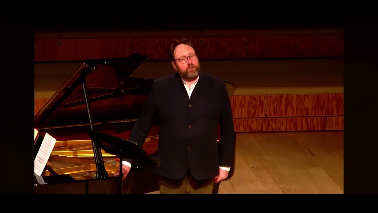F Schubert. Schwanengesang. Matthew Rose bass Anna Tilbrook piano
