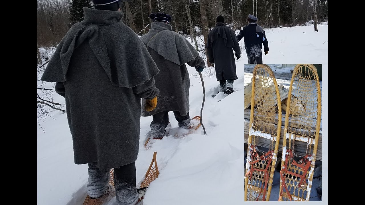 Traditional Snowshoes in 3 Feet of Snow