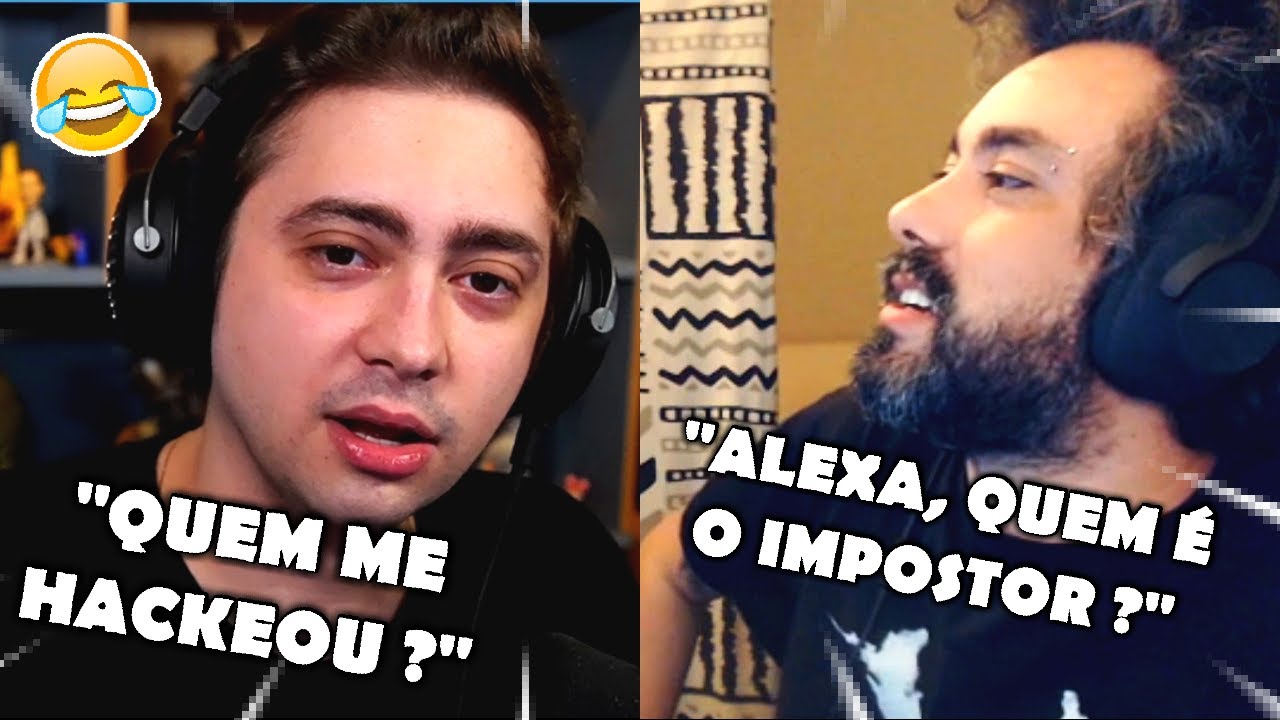 Alanzoka foi HACKEADO, e ALEXA fala quem é o IMPOSTOR | MELHORES MOMENTOS #48