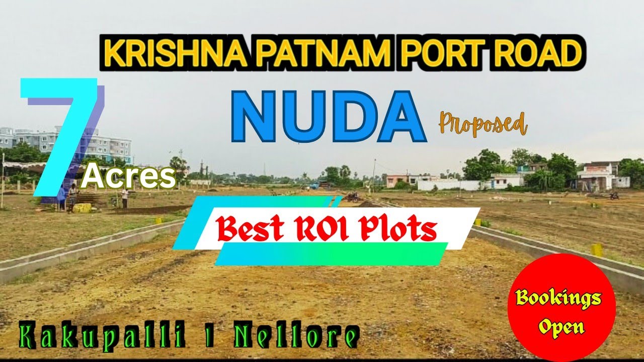 Best Return On Investments (ROI) Plots in Krishnapatnam Port Road||Nellore