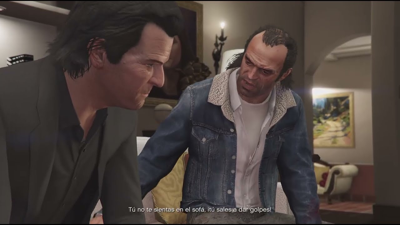 GTA V Michael y Trevor Se Pelean