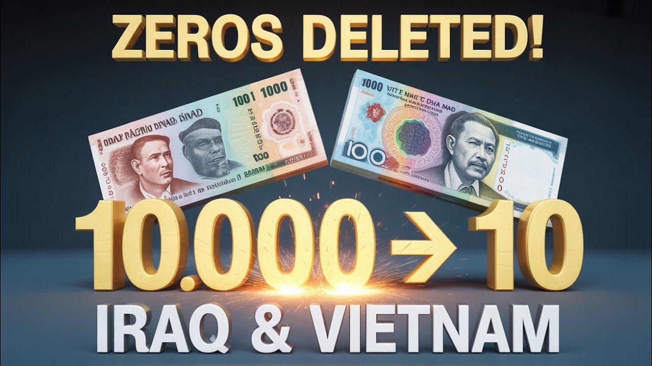 💥 Iraqi Dinar & Vietnamese Dong Reform Begins! Zeros Removed — What It Means for You 💸