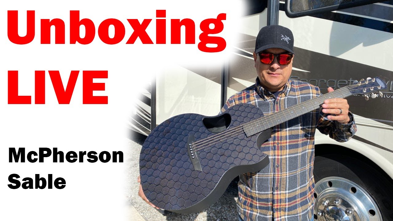 Unboxing a Dream Guitar - McPherson Sable Carbon Fiber Acoustic