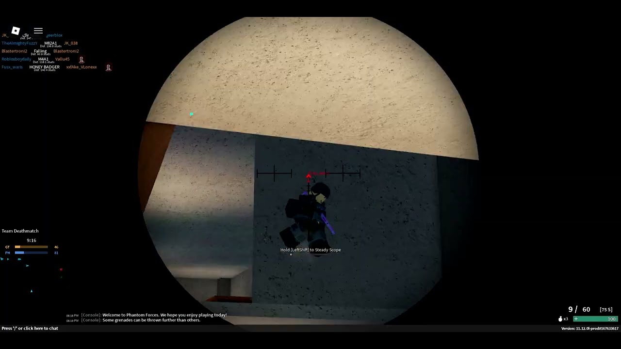 pažaiskime Roblox phantom force  4# dalys