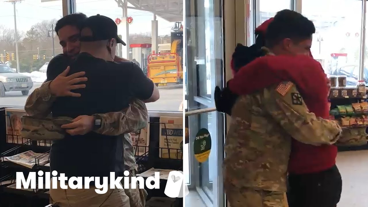 Soldier's surprise will have you seeing triple | Militarykind