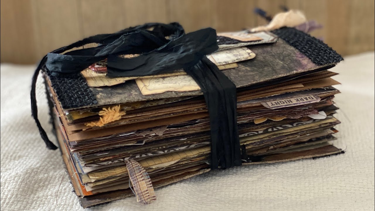 Halloween Junk Journal Flip Through #1 | No Talking (SOLD)