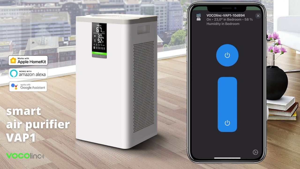 VOCOlinc PureFlow Smart Air Purifier (VAP1)