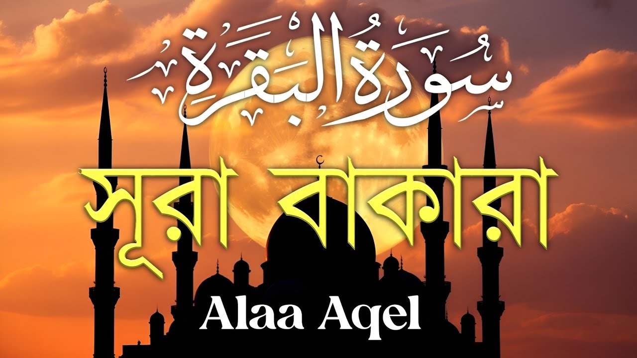 ঘরের উন্নতির জন্য সূরা বাকারা প্রতিদিন শুনুন I Surah Al Baqarah Full Quran Recitation | Alaa Aqel