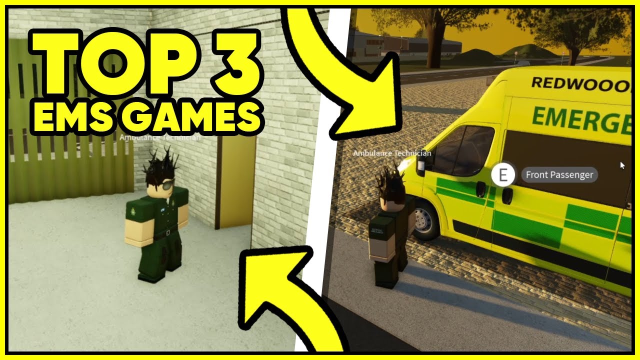 Top 3 BEST EMS GAMES on ROBLOX!