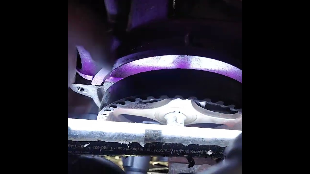 Timing belt 2008 Mitsubishi Eclipse 2.4 liter   pt 1 of 2