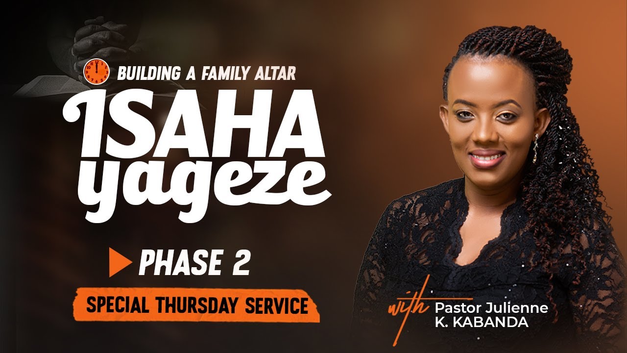 SPECIAL THURSDAY SERVICE 03.10.2024 (Fasting Day 1346) - Pastor Julienne K. KABANDA