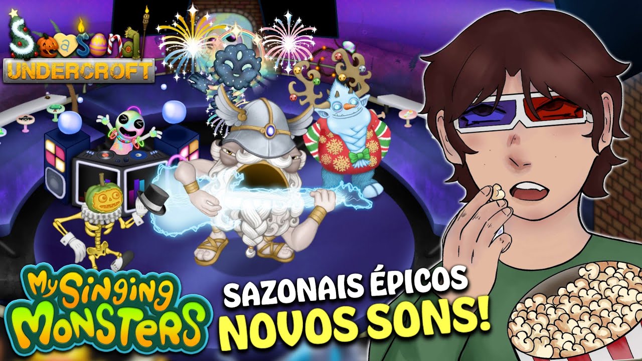 SAZONAIS &Eacute;PICOS COMO VOC&Ecirc; NUNCA VIU! SUBSOLO SAZONAL &Eacute; PEAK! | My Singing Monsters 