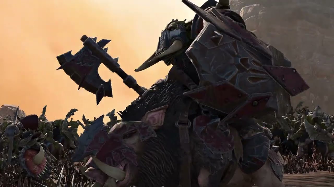 WARHAMMER BATTLE - GREENSKINS vs NORSCA