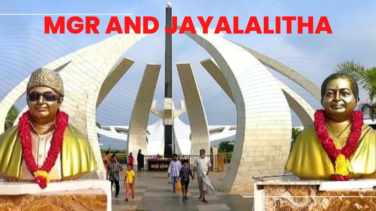 MGR samadhi | Jayalalitha samadhi Chennai | MGRJayalalitha memorial marina beach Chennai