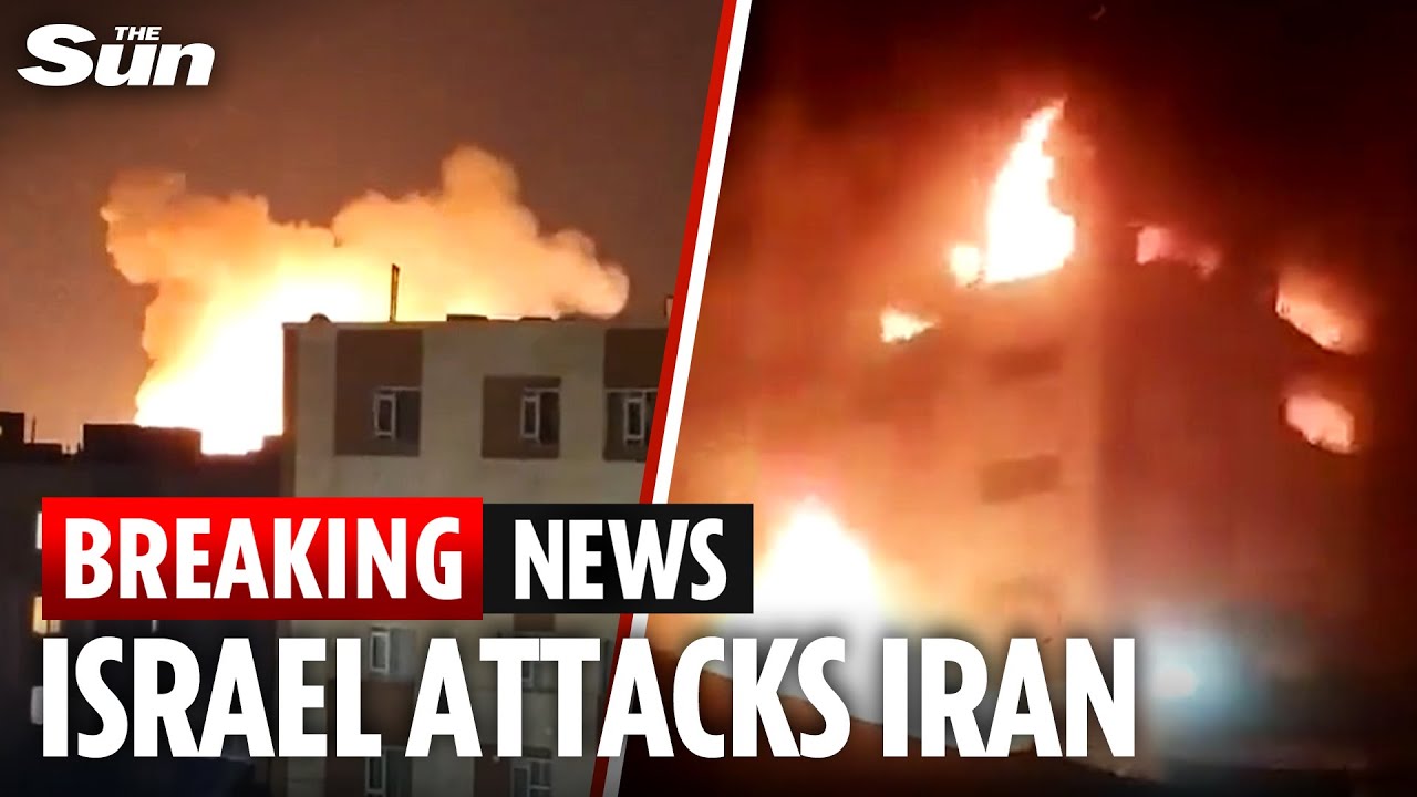 Moment Israel launches operation &lsquo;Rising Lion&rsquo; on Iran as explosions rock Tehran