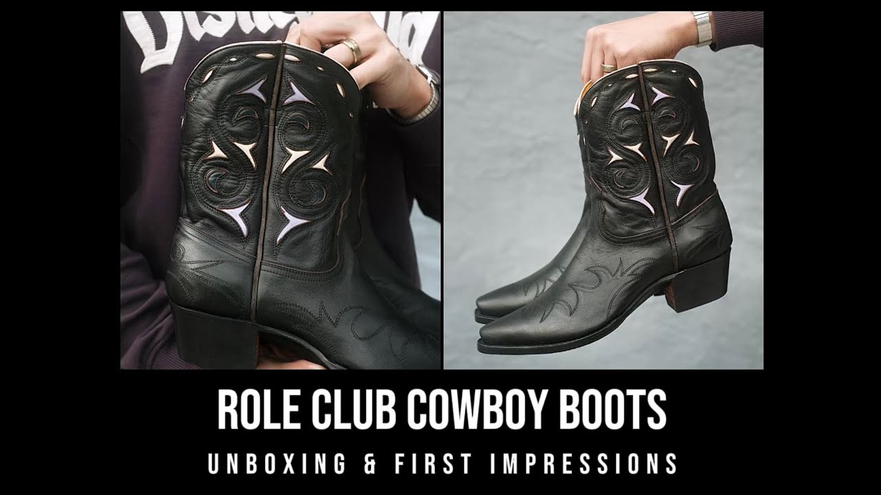 Role Club custom cowboy boots - unboxing and initial impressions