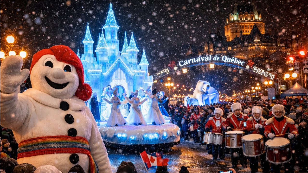 Quebec Winter Carnival 2026 | Canada&rsquo;s BIGGEST Snow Festival Parade (4K)