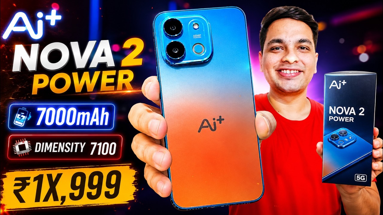 Ai+ Nova 2 Power 5G First Look 🔥 Ai Plus Nova 2 Power Price in India & Features