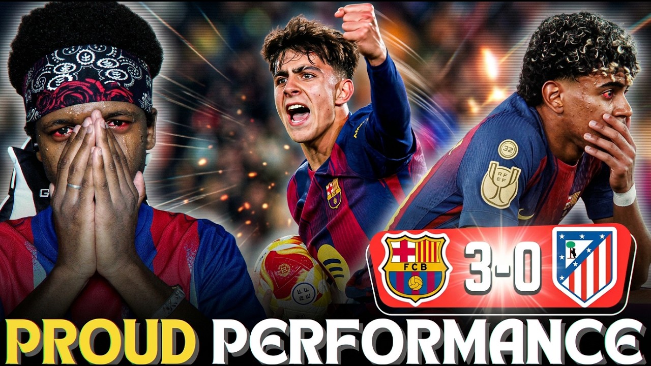 BARCELONA 3-0 ATLETICO MADRID REACTION 🔥 Barca DOMINATE but OUT of Copa del Rey | Bernal Masterclass
