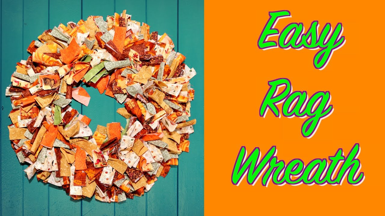Rag Wreath DIY | Scrap Buster Project | The Sewing Room Channel