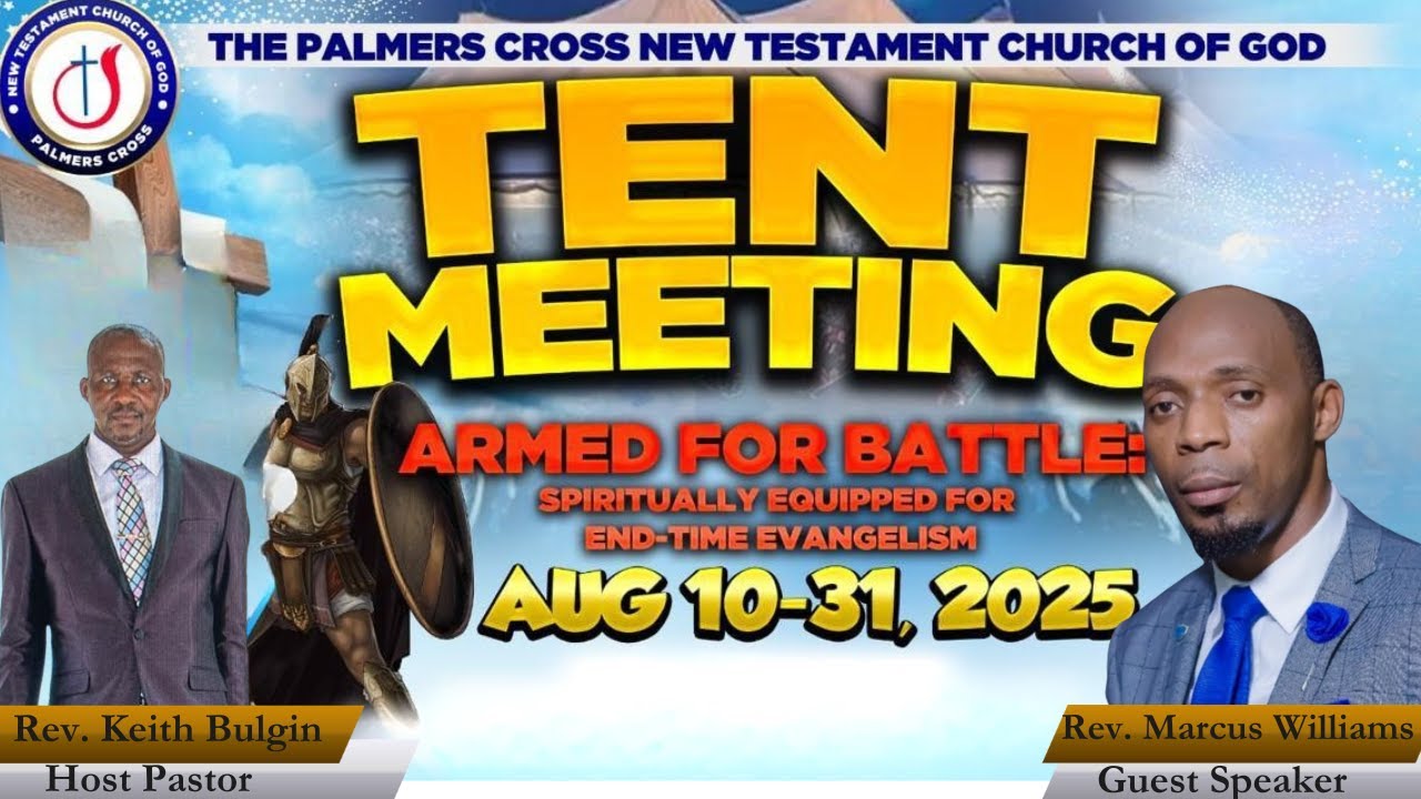 Revival Tent Crusade|| Week 1-Night 3|| Rev. Marcus Williams || August 12, 2025