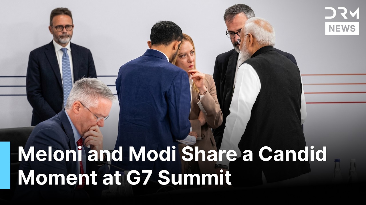 RAW VIDEO: Meloni and Modi Share a Candid Moment as They Arrive for Key G7 Economic Session | AC1B