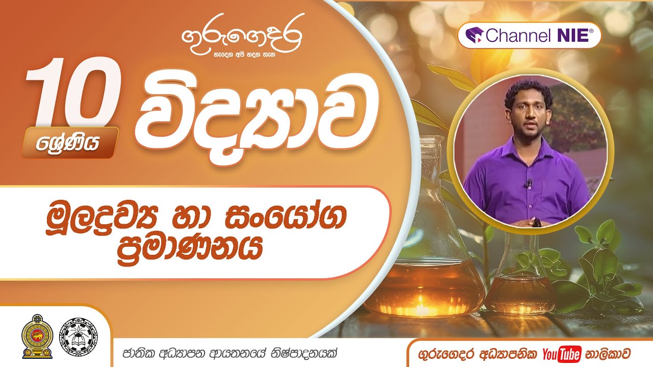 මූලද්‍රවය හා සංයෝග ප්‍රමාණනය   -  10 ශ්‍රේණිය (විද්‍යාව)