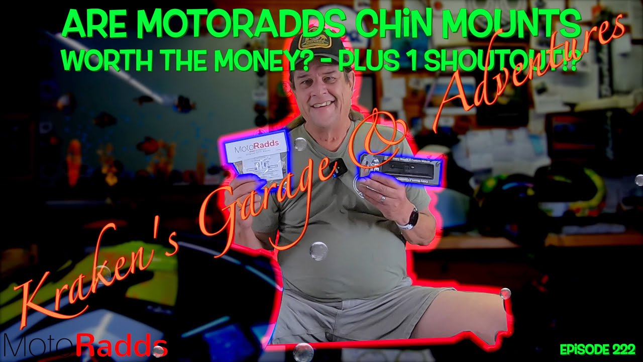 Are MotoRadd's Chin Mounts Worth The Money?  - Plus 1 Shoutout!?