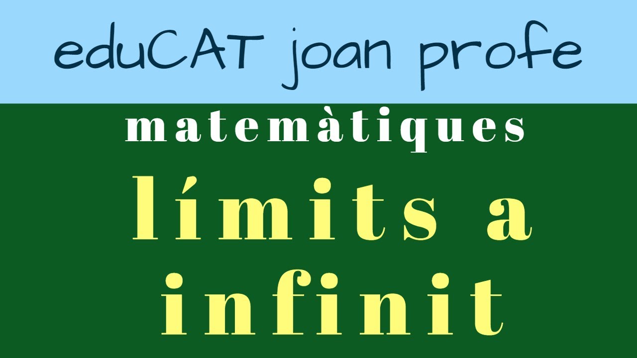 càlcul de límits a infinit en català