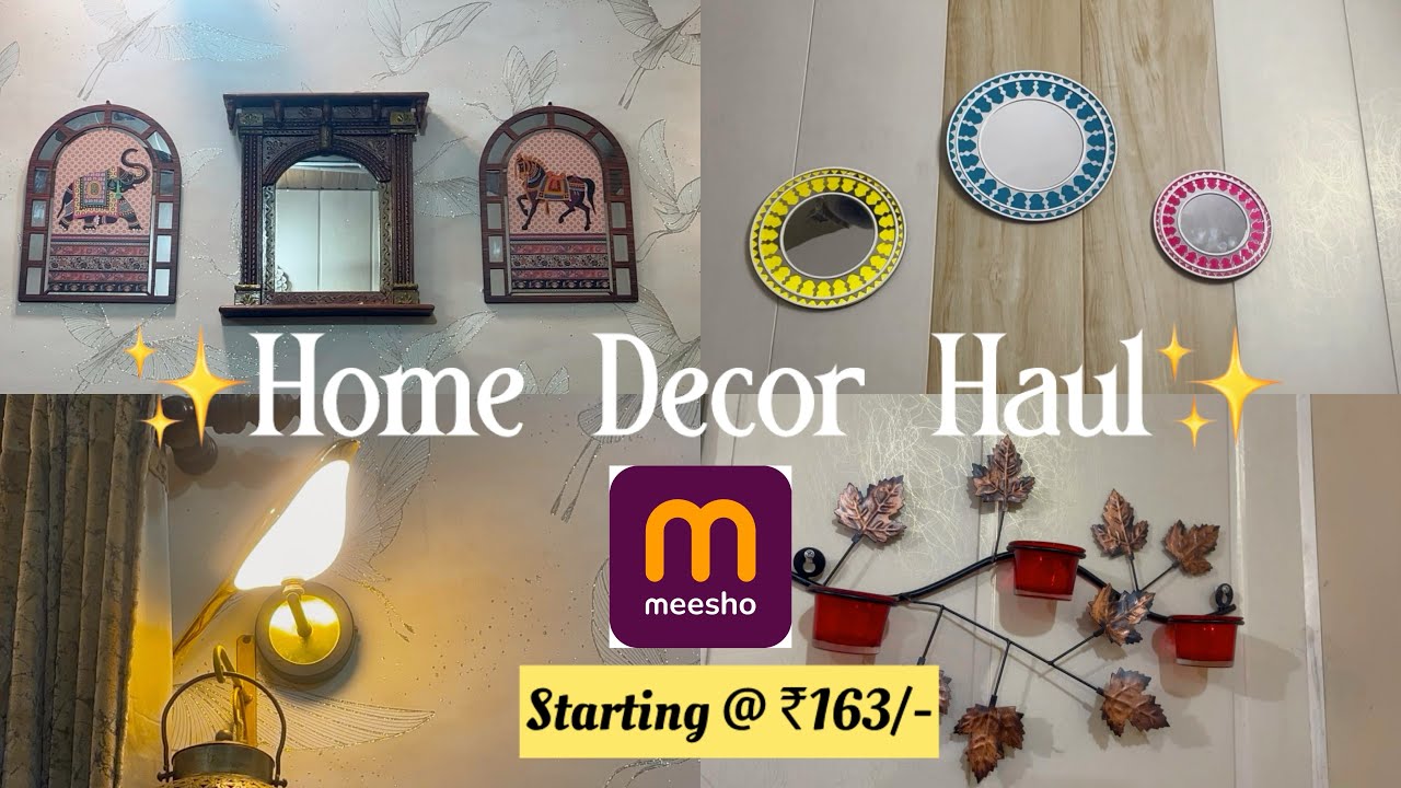 Meesho hau| Meesho home decor haul | Simplify Your Space with Meesho decor starting @ 132/- 