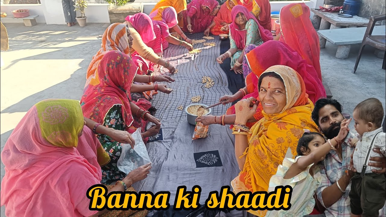 Banna ke shaadi ki mangodi ki rasam kari subne milkar# @kannubaisavlog 