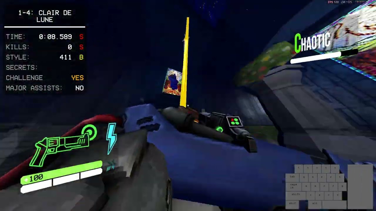 ULTRAKILL Any% | 1-4: CLAIR DE LUNE in 0:14.630