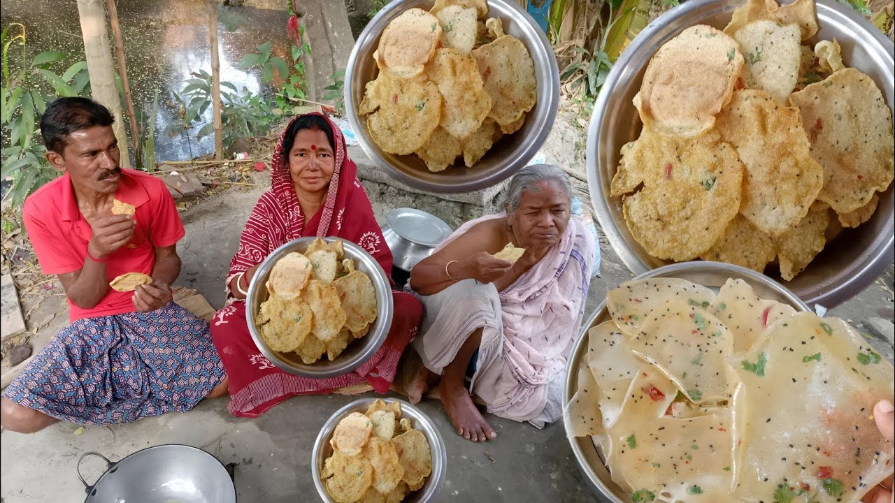 রোদে দেওয়ার ঝামেলা ছাড়াই মাত্র ২ বাটি আটা দিয়ে একঝুড়ি মুচমুচে পাপড় বানিয়ে ফেললাম। Atta Papad 