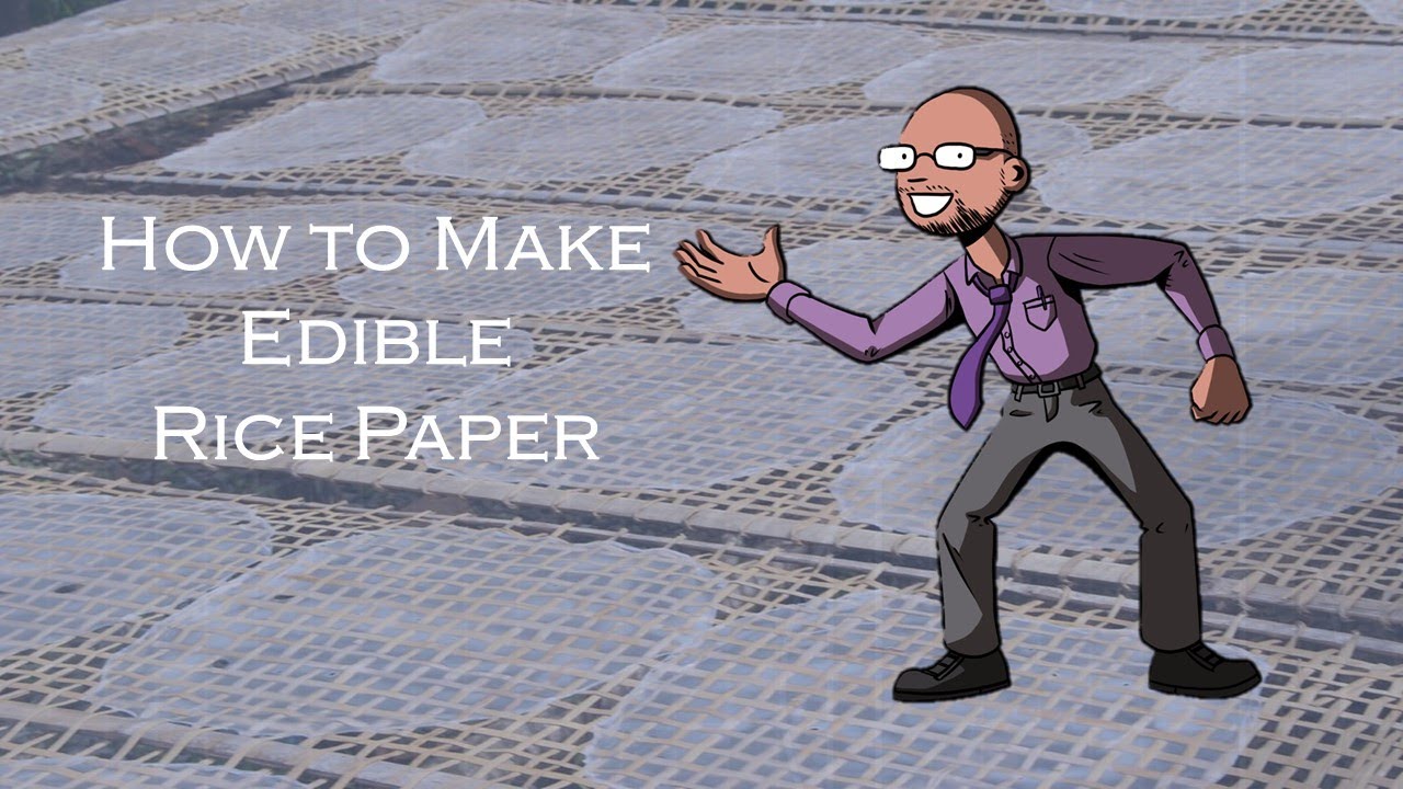 How to Make Edible Rice Paper (STEM education activity)