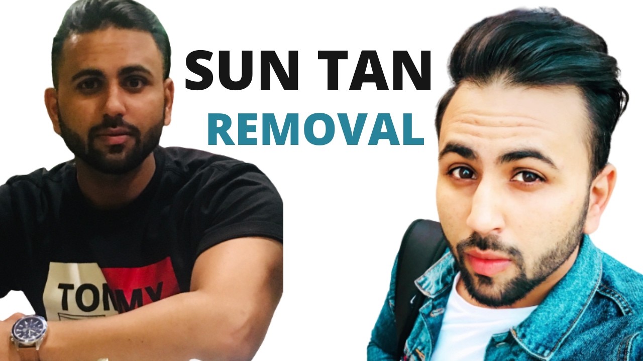 How To Remove SUN TAN Naturally in 4 minutes | MensTrends