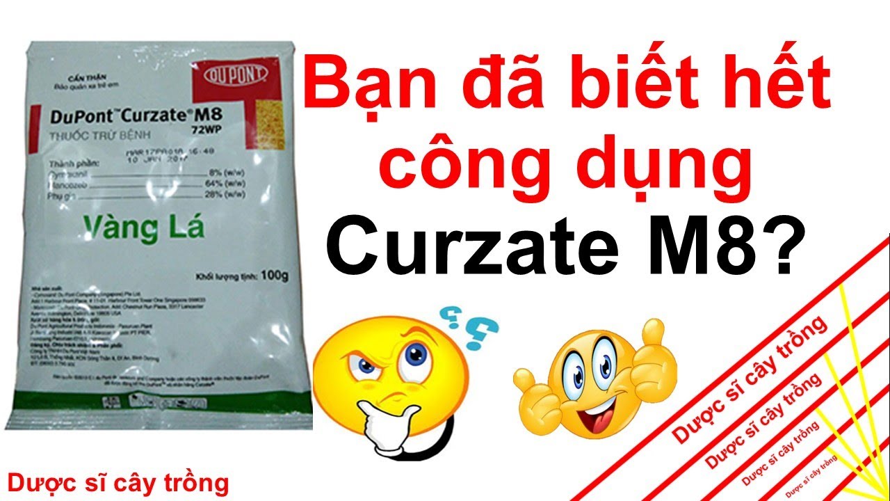 cách sử dụng Cuzate M8 hiệu quả | Dược sĩ cây trồng