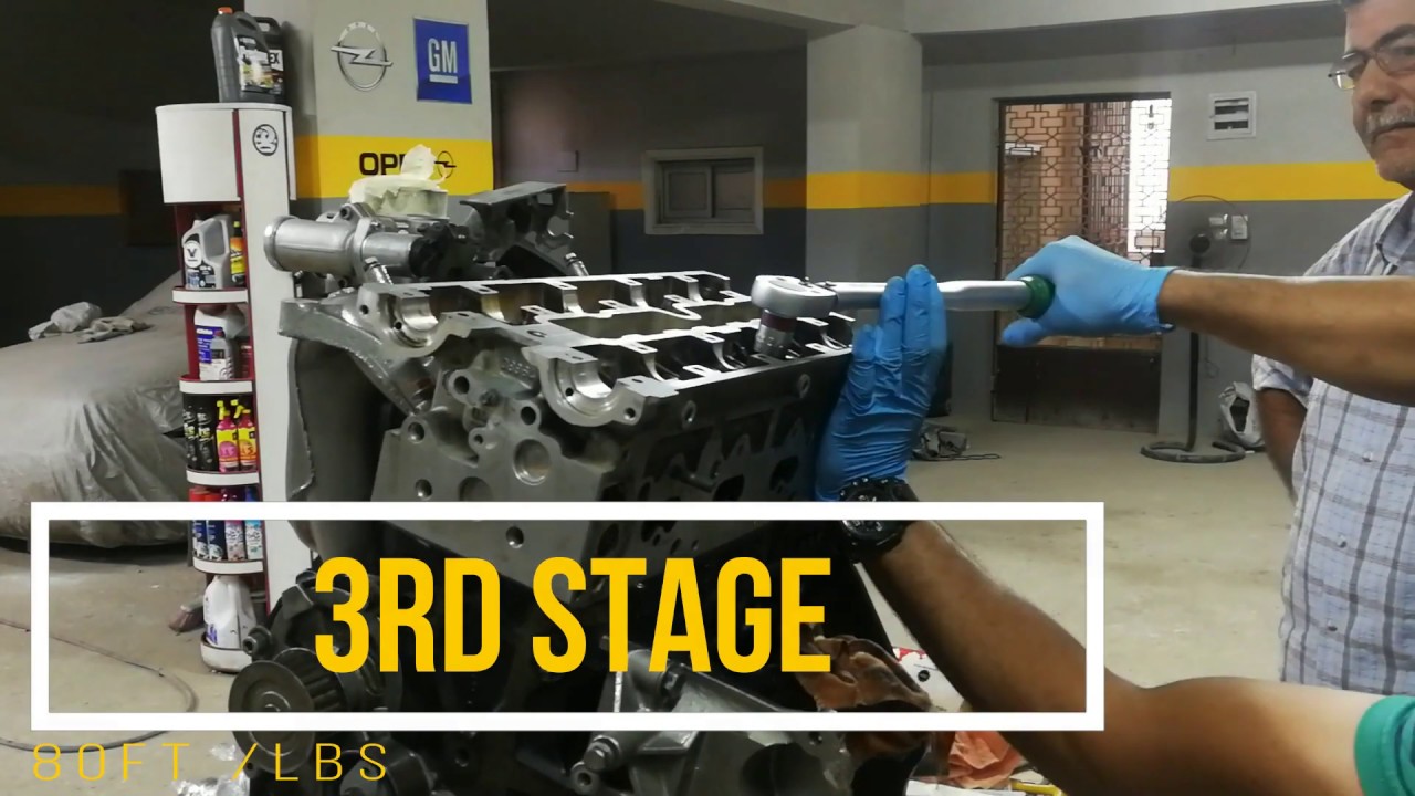 OPEL VECTRA A  MK3 Z20LET Head Gasket  ARP studs DIY Episode 07 #Eng_Ahmed_Hammad