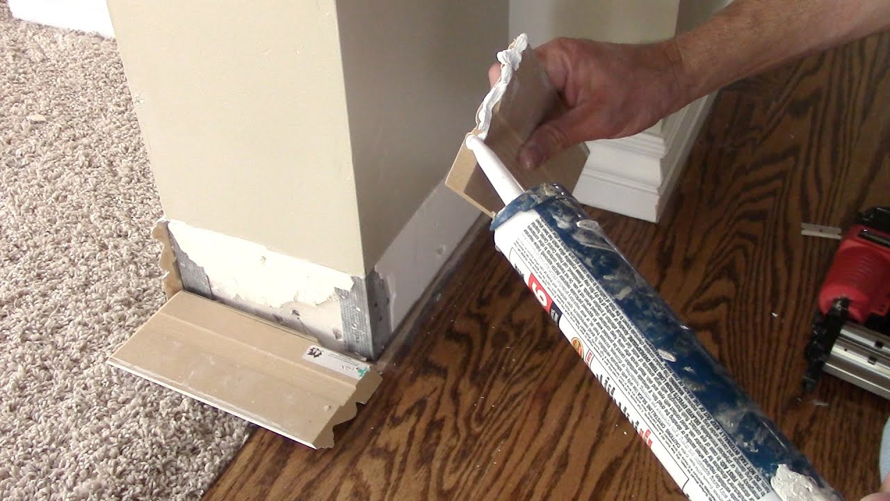 How to remove and replace damaged baseboards