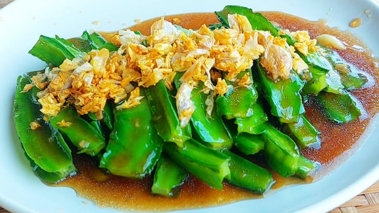เพิ่งจะรู้ว่านำถั่วพูมาทำแบบนี้อร่อยมากจริงๆ ถั่วพูผัดน้ำมันหอย เมนูง่ายๆ อร่อยสบายกระเป๋า
