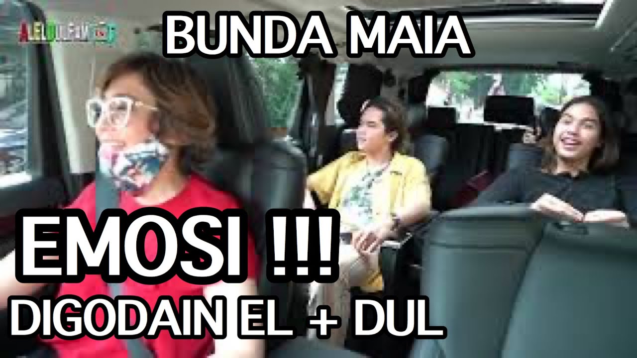 BUNDA MAIA ESTIANTY EMOSI, EL RUMI, DUL JAELANI NGUSILIN BUNDA. MAU KE STUDIO ATTA HALILINTAR.