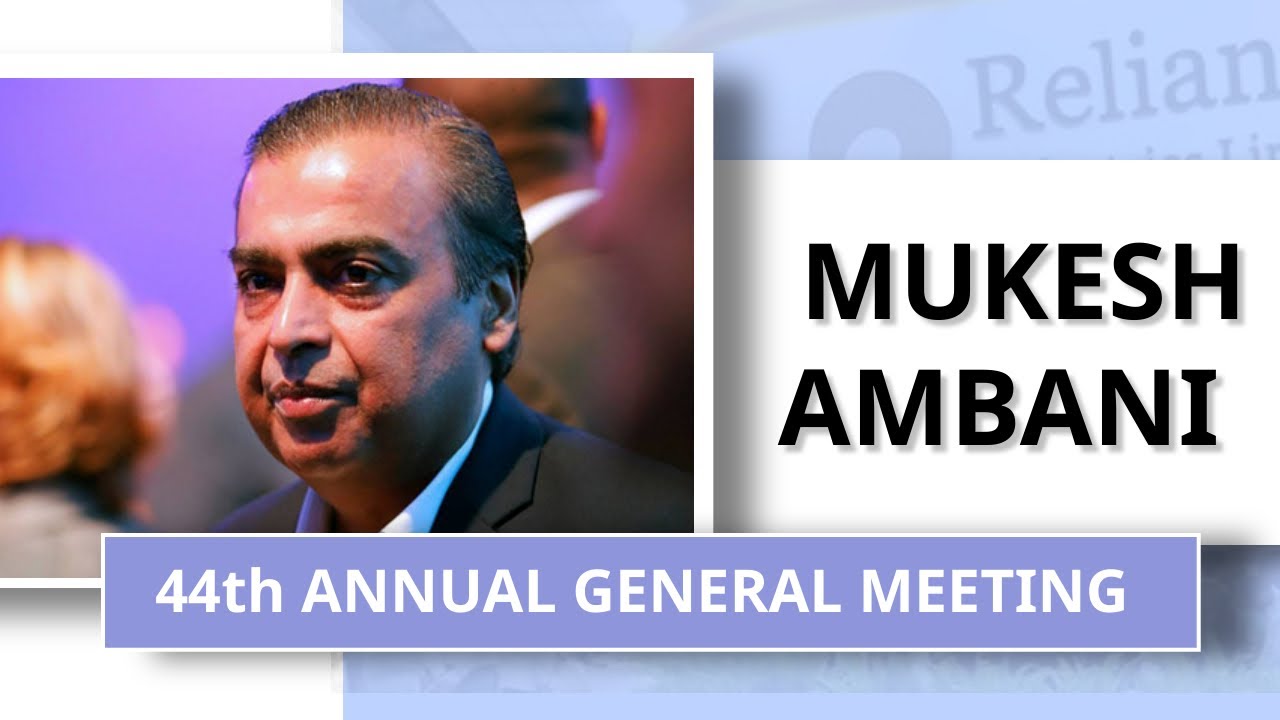 Mukesh Ambani made a major announcement during the 44th Annual General Meeting (AGM)