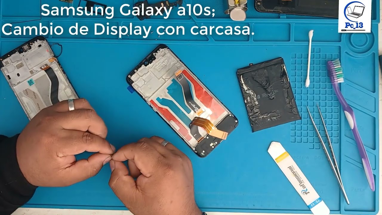 Cambio de Display con marco, Samsung a10s