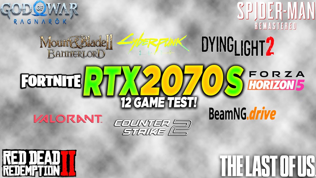 RTX 2070 Super + i5 10400F - Test in 12 Games in 2025