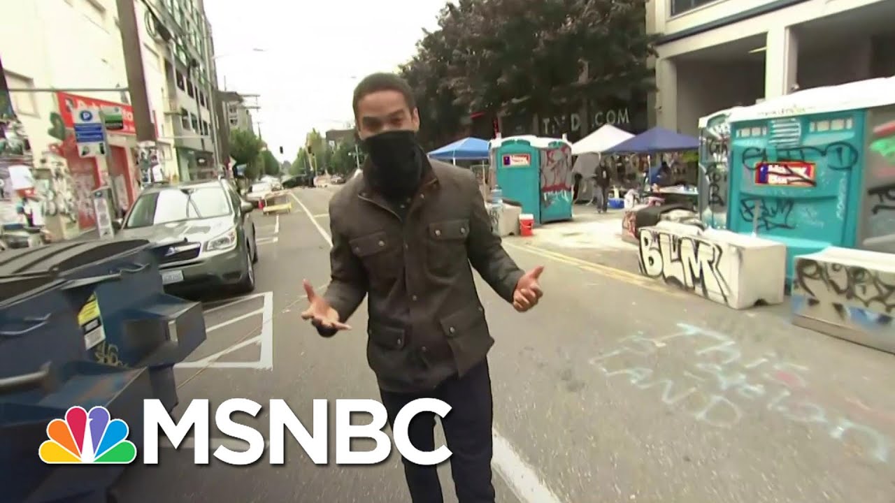 Inside Look At Seattle's Capitol Hill Organized Protest Zone After Shooting | MSNBC