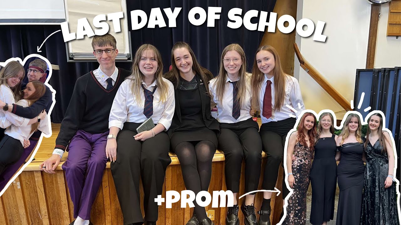 Last day of YEAR 13 & prom vlog :)