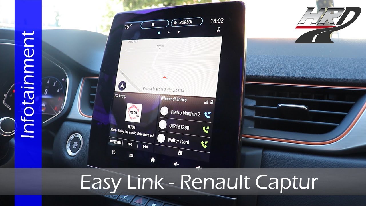 Infotainment EASY LINK - focus su Renault Captur 2020