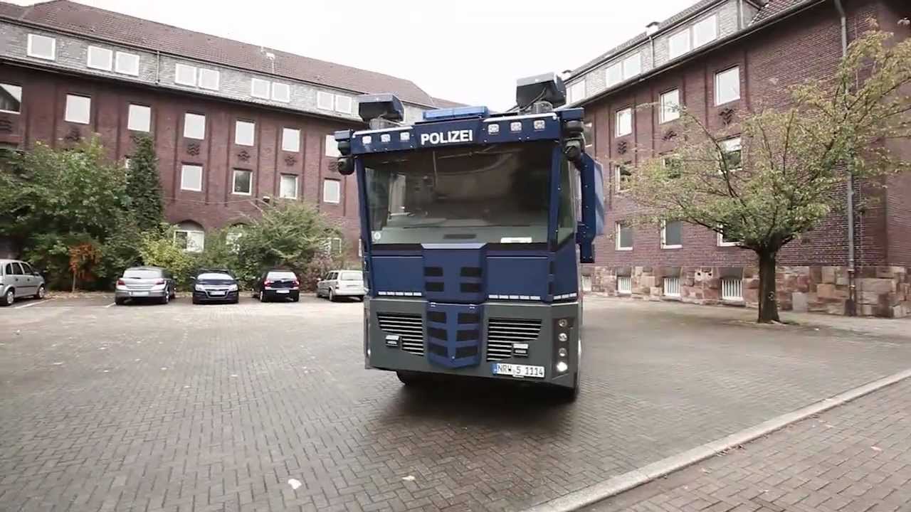 Der größte Wasserwerfer Deutschlands