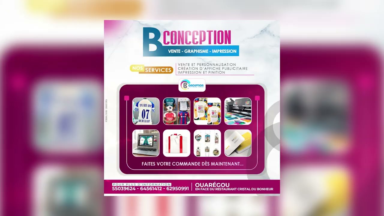 Conception d'une affiche publicitaire